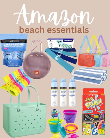 Amazon beach essentials 
Amazon beach finds 
Summer vacation
Summer travel 
Cruise 
Resort
Amazon finds, beach bag, sunscreen, beach towels, beach vacation 

#LTKSeasonal #LTKtravel #LTKswim