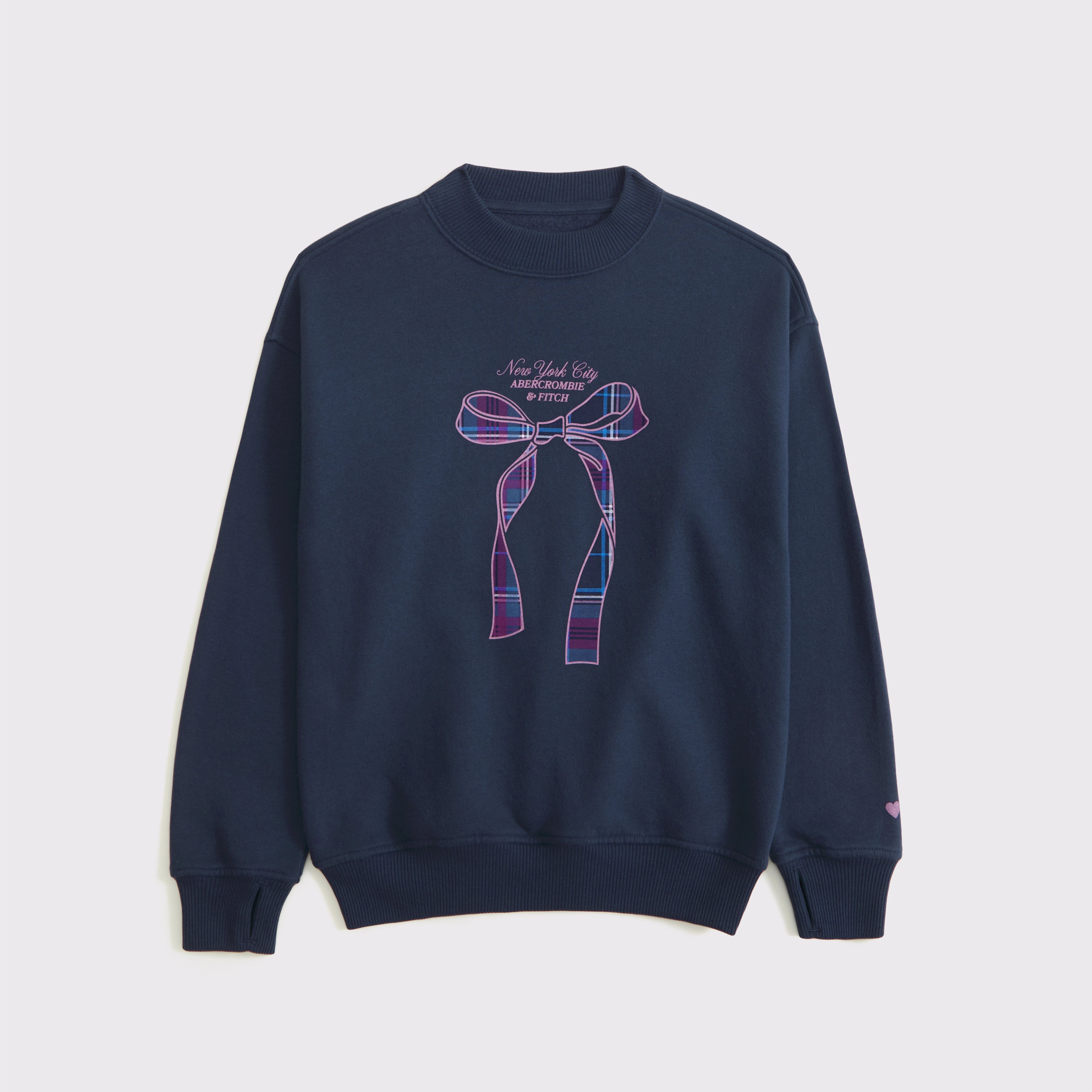 logo crew sweatshirt | Abercrombie & Fitch (US)