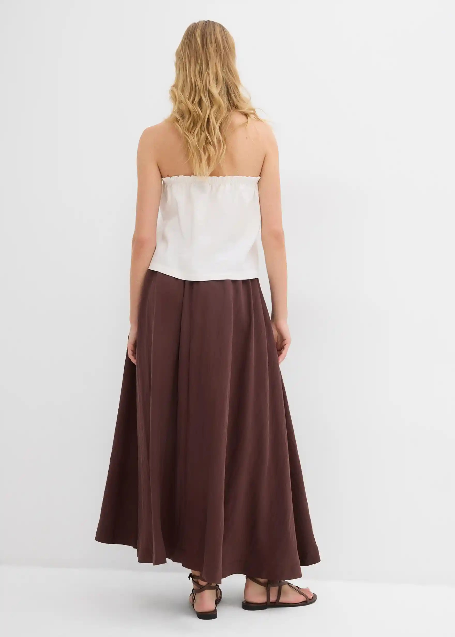 Maxirock aus fließendem Lyocell-Mix | Bonprix DE