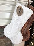 White Faux Fur Stocking | Amazon (US)