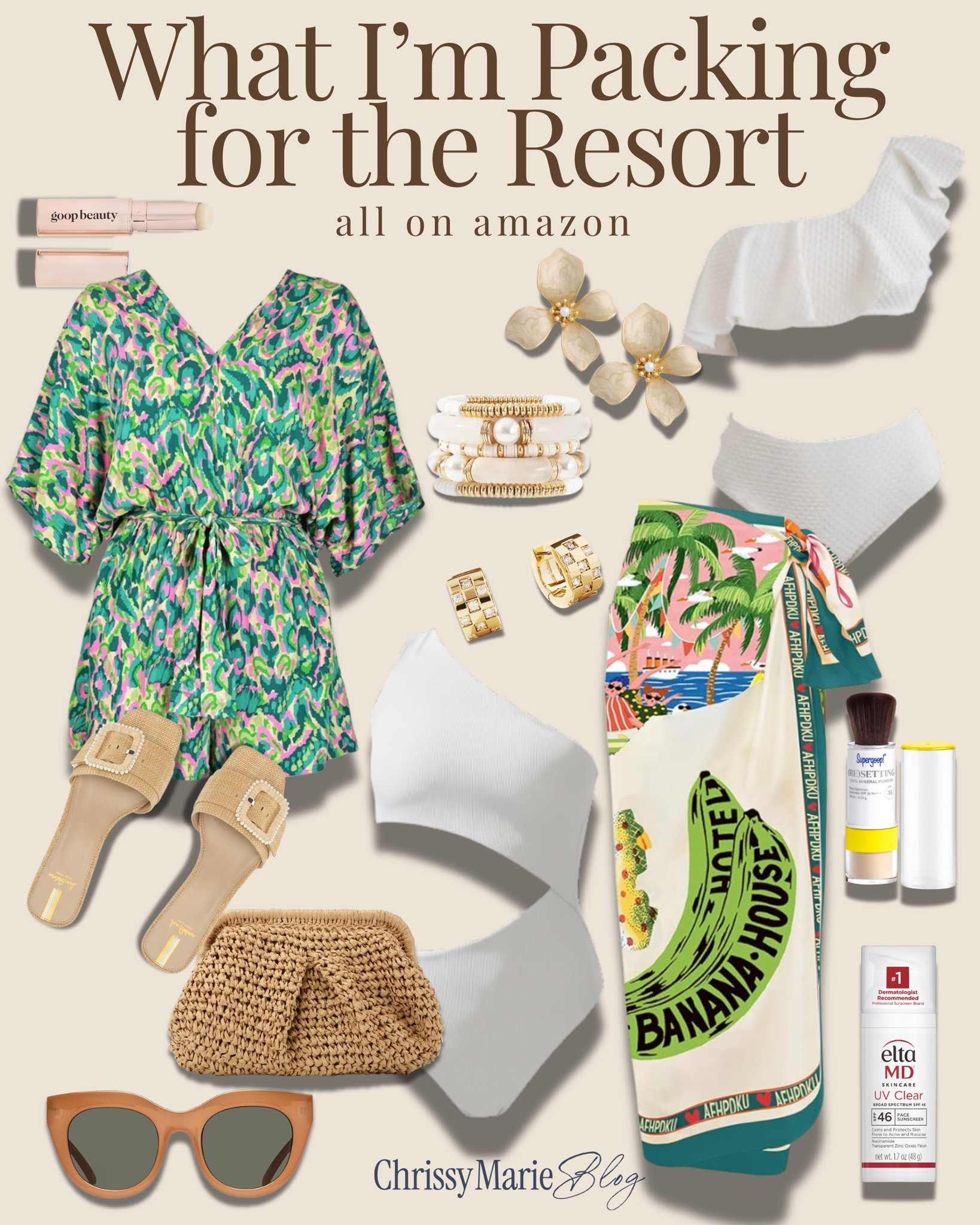 🌴 Resort ready.
Lightweight layers, easy accessories, and SPF always — packing the pieces that make vacation feel chic and simple. These Amazon finds are the perfect mix of polished and playful.🤍

#resortwear #vacationpacking #amazonfashionfinds #resortstyle #beachvacationvibes #travelessentials #springbreakstyle 

 #LTKSeasonal #LTKBeauty #LTKTravel