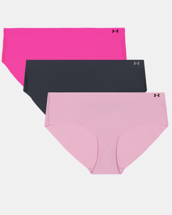 Under Armour Women's UA Pure Stretch 3-Pack No Show Hipster | Under Armour (US)