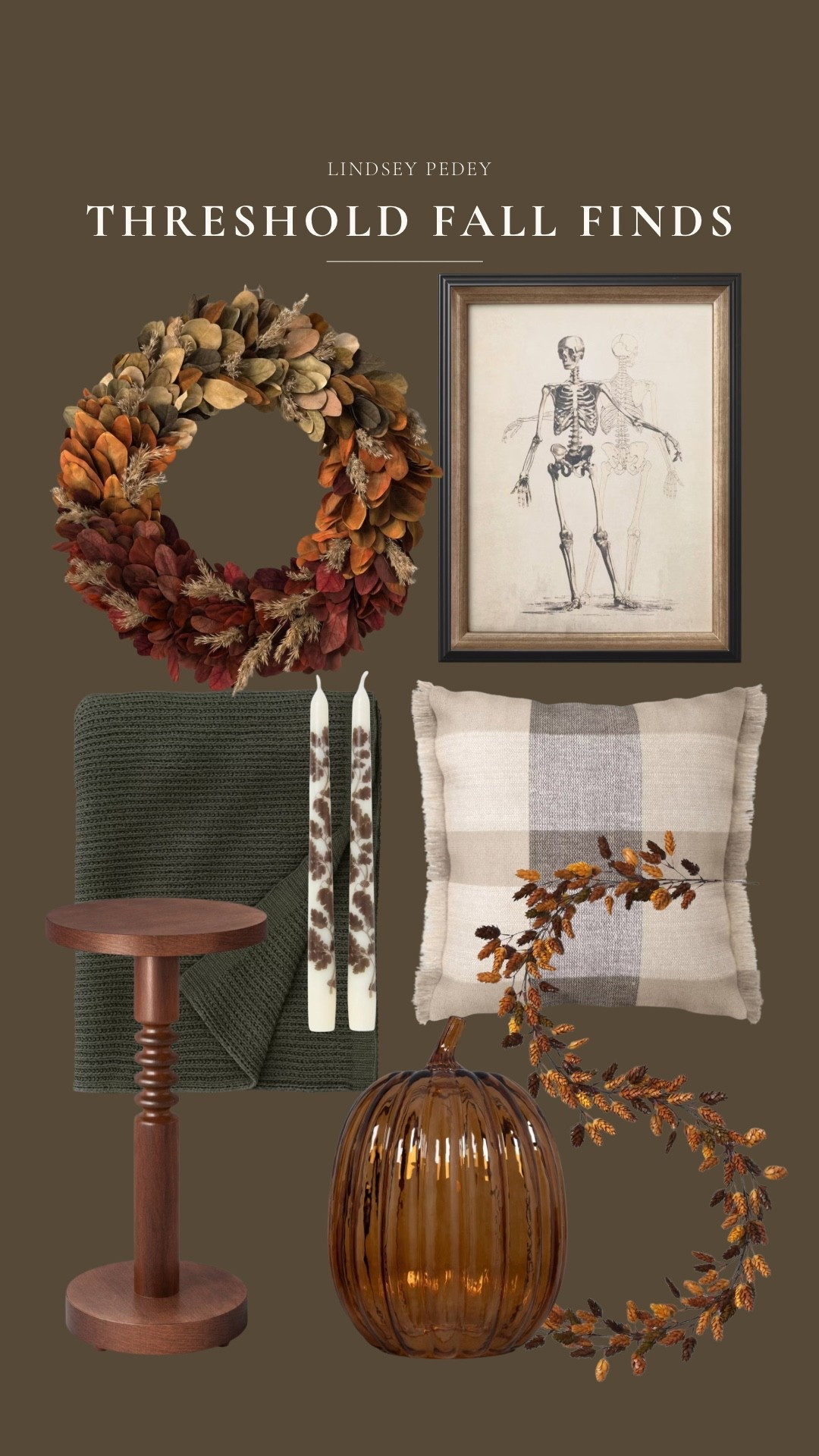 Fall finds by Threshold at Target!


Fall decor, Halloween, fall wreath, skeleton art, side table, plaid pillow, fall garland, pumpkin, fall home decor, fall inspo, target fall

#LTKHome #LTKSeasonal