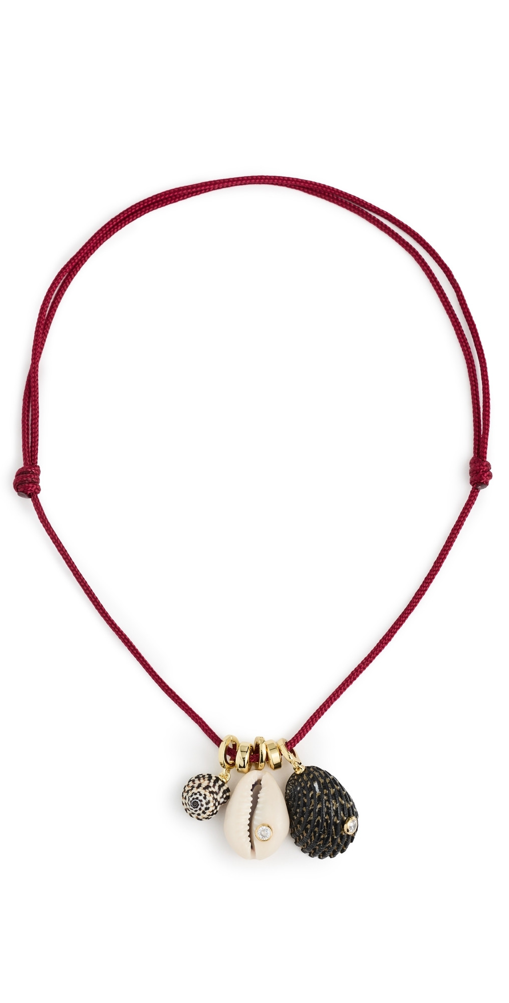 éliou Drift Necklace Burgundy One Size | Shopbop