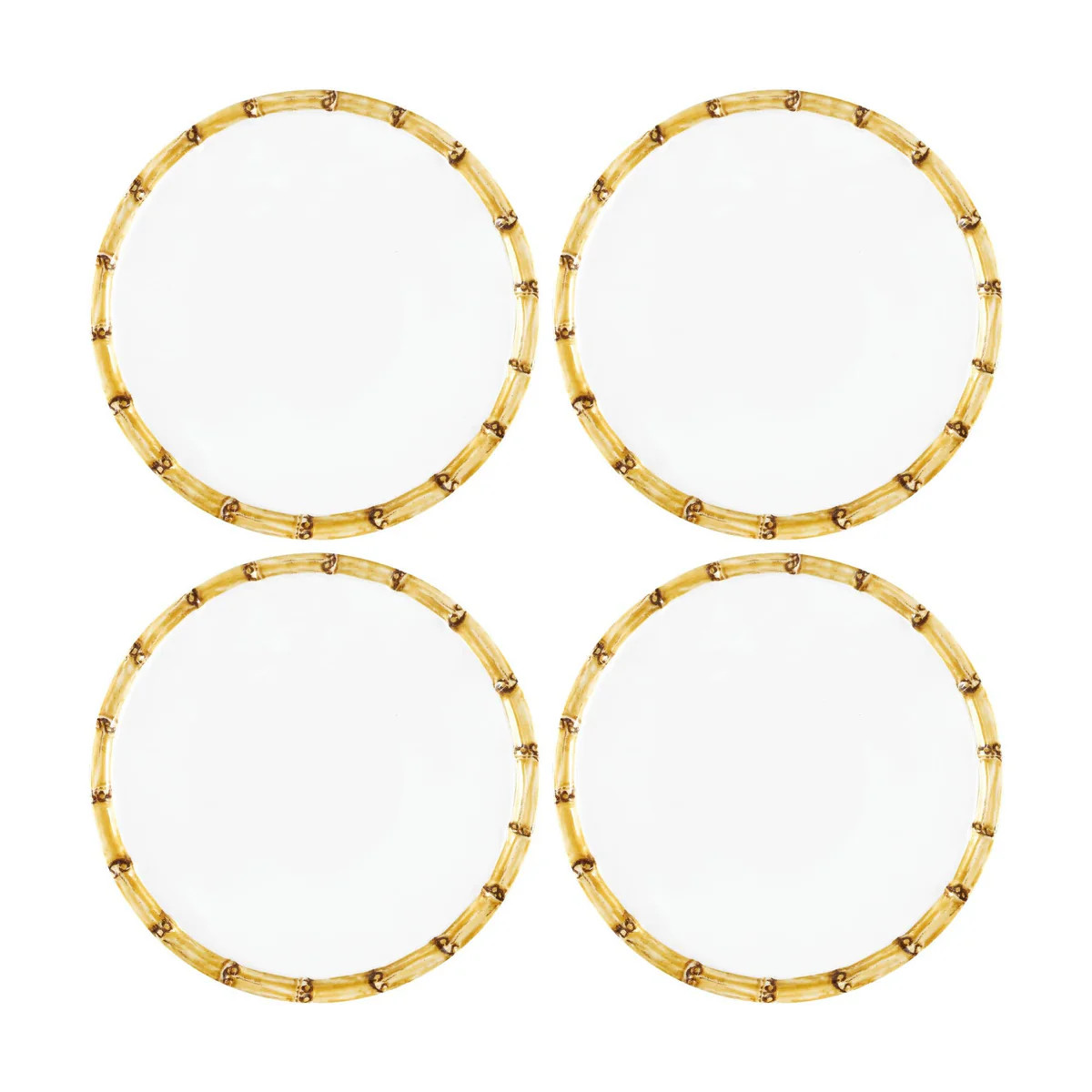Bamboo Melamine 6" Plates (set of 4) | Teggy French