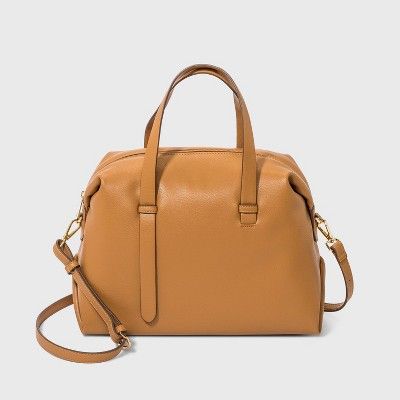 Soft Satchel Handbag - A New Day&#8482; Caramel | Target