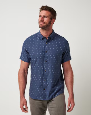 EARLY CHECK IN BUTTON-UP | TravisMathew