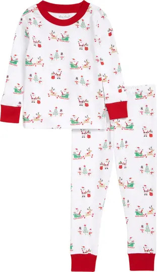 Holiday Pima Cotton Fitted Pajamas | Nordstrom