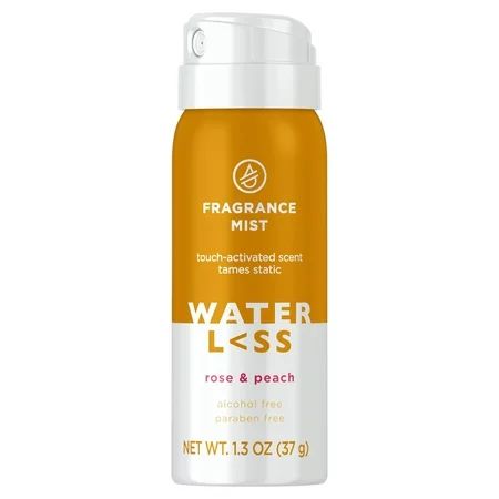 Waterless Fragrance Mist Rose & Peach 1.3 Oz. | Sulfate-Free | For All Hair Types - Walmart.com | Walmart (US)
