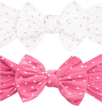 Baby Bling 2-Pack Bow Head Wraps | Nordstrom | Nordstrom