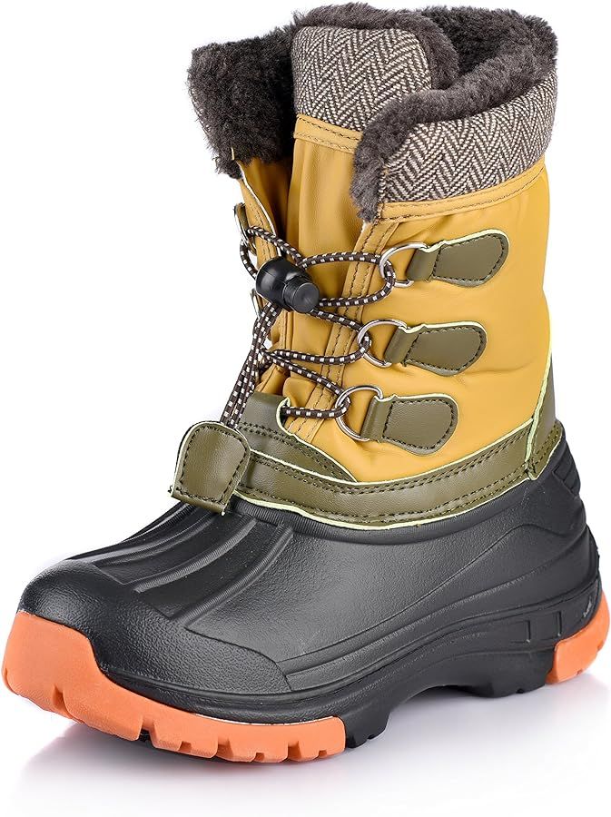 Nova Mountain Boy's and Girl's Waterproof Winter Snow Boots | Amazon (US)
