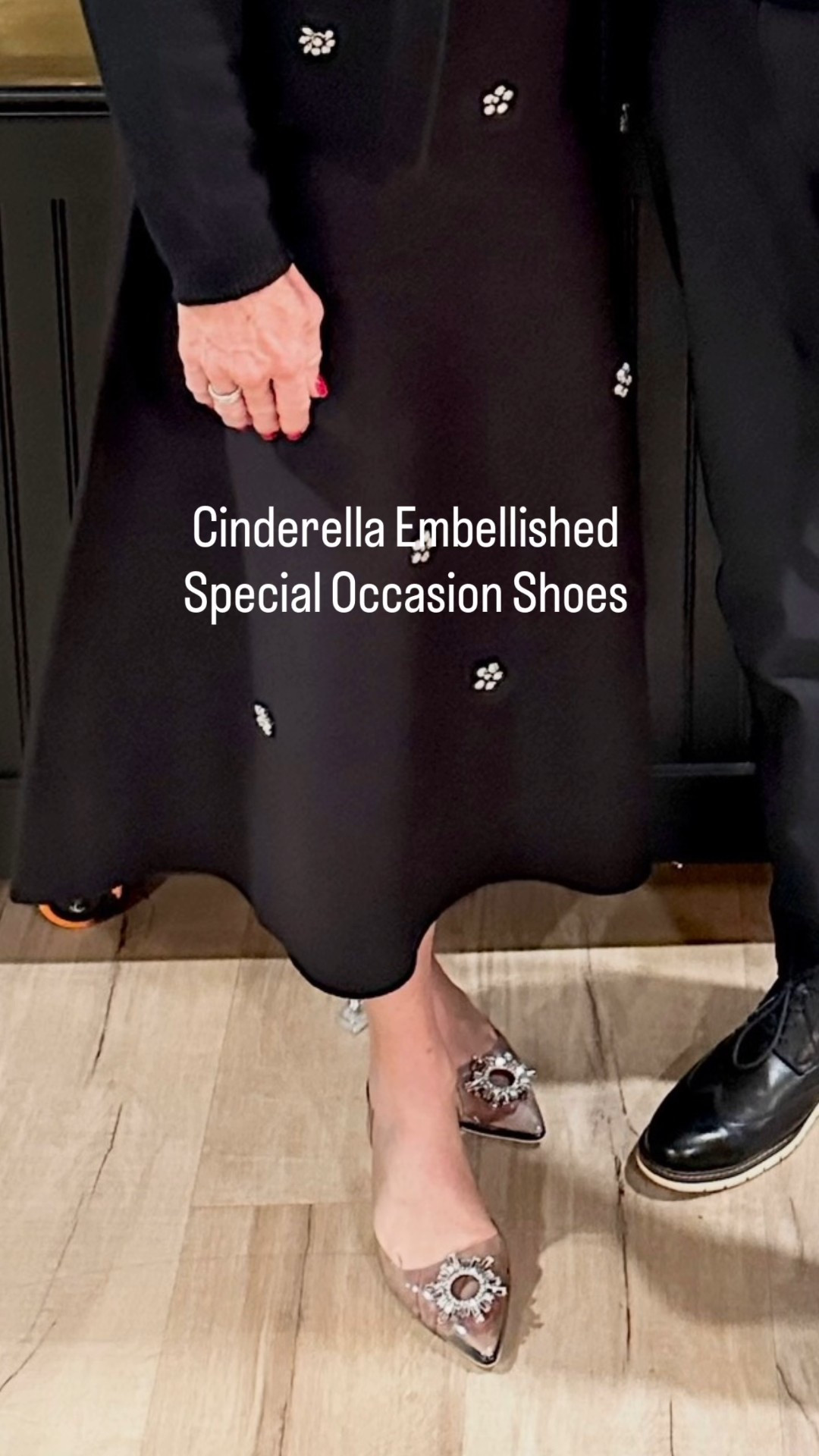 These crystal clear heels were love at first unboxing!  I bought them for a December wedding, but ended up wearing them multiple times throughout the holidays. They give total Cinderella vibes and are one of those rare special-occasion shoes that truly go with everything. Black dress, jewel tones, neutrals—you name it.
If you’re building a smart shoe collection, this is the pair to own.

👉 Linked on LTK so you can grab them while they’re still in stock.

#LTKFindsUnder100 #LTKWedding #LTKOver40