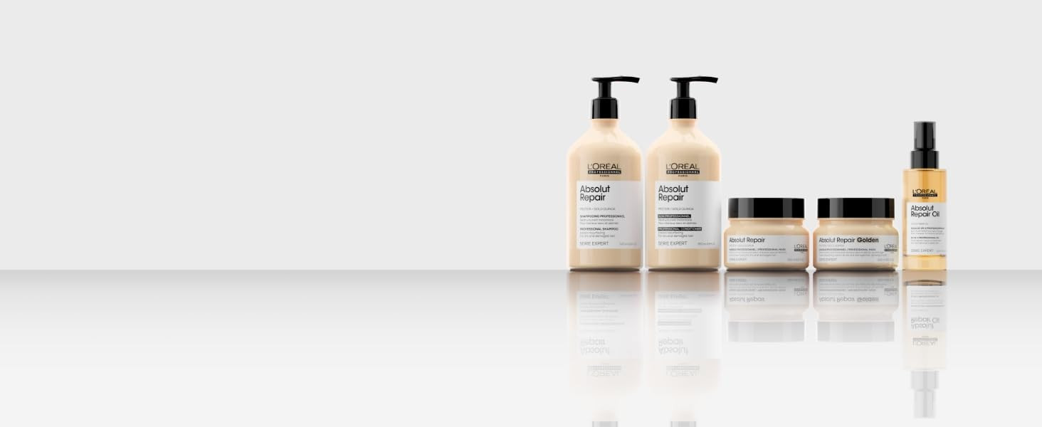 L'Oreal Professionnel Absolut Repair Shampoo | Protein Hair Treatment | Repairs Damage & Provides... | Amazon (US)