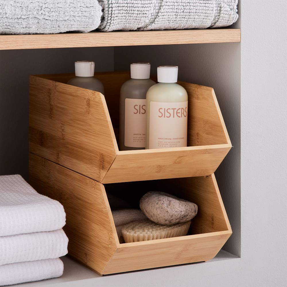 Brockton Bamboo Bathroom Accessories | West Elm (US)