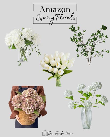 Spring florals. Spring home decor. 

#LTKhome #LTKfindsunder50 #LTKSeasonal