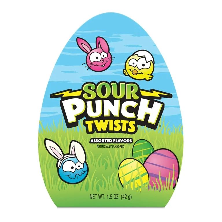 Easter Egg Boxes Filled with Sour Punch Twists Candy - Walmart.com | Walmart (US)