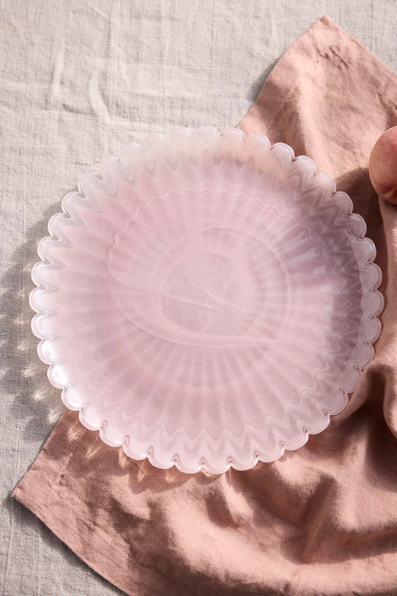 Scalloped Glass Plate | Anthropologie (US)