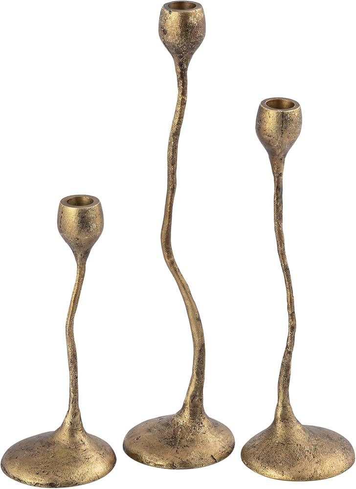 Rosen - Candle Holder (Set of 3) in Contemporary Style-15.25 Inches Tall and 4 Inches Wide | Amazon (US)