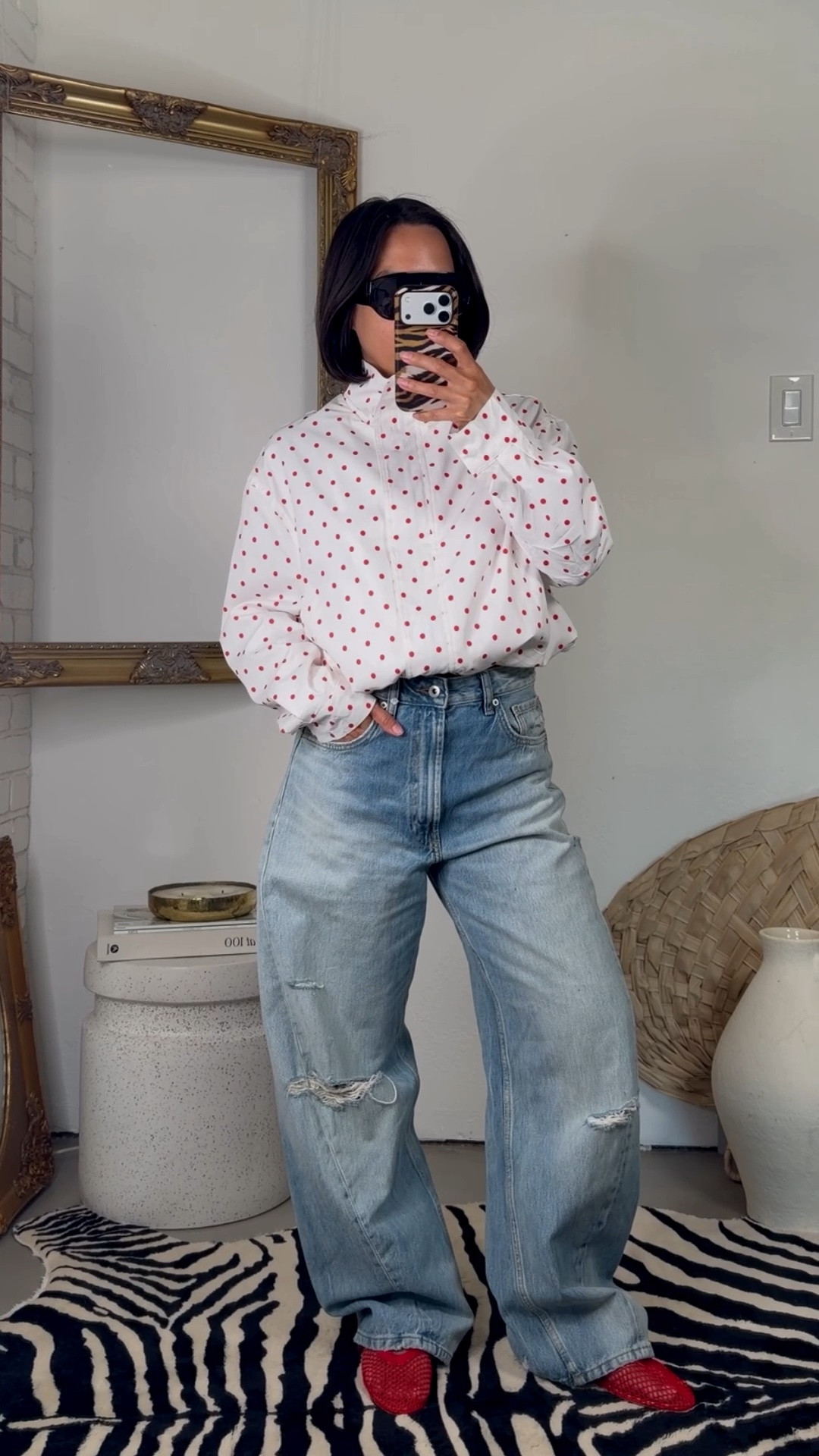 Cute little I threw together. S jacket that was gifted, 4 jeans for a baggy fit, shoes true to size for me.

#LTKootd #LTKSeasonal #LTKPetite