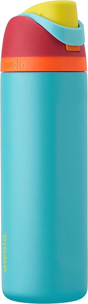 Owala FreeSip Insulated Stainless Steel Water Bottle with Straw for Sports and Travel, BPA-Free, 24- | Amazon (US)