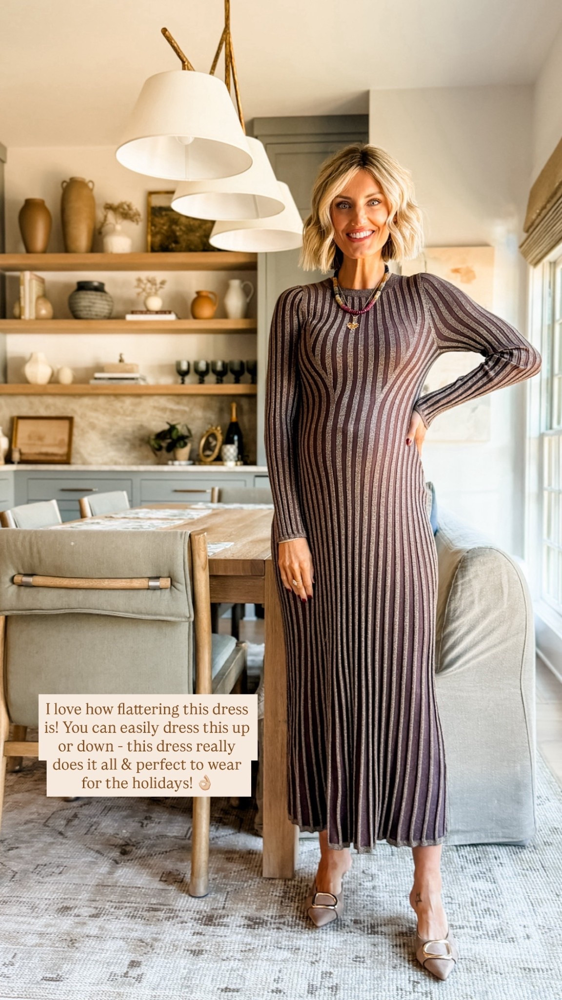 This dress is so versatile! So many ways to dress it up or down for the holidays & beyond! Wearing S. 

Loverly Grey, Loft, sale alert, sweater dress, ribbed dress, holiday dress, maxi dress, bump friendly dress, maternity dress, holiday outfit ideas

#LTKHoliday #LTKGiftGuide #LTKFindsUnder100