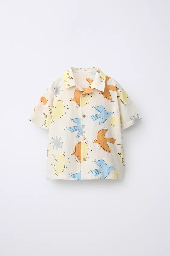 BIRD PRINT SHIRT | Zara US