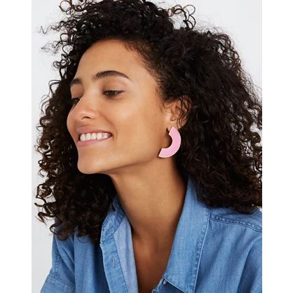 Curve Statement Earrings | Madewell