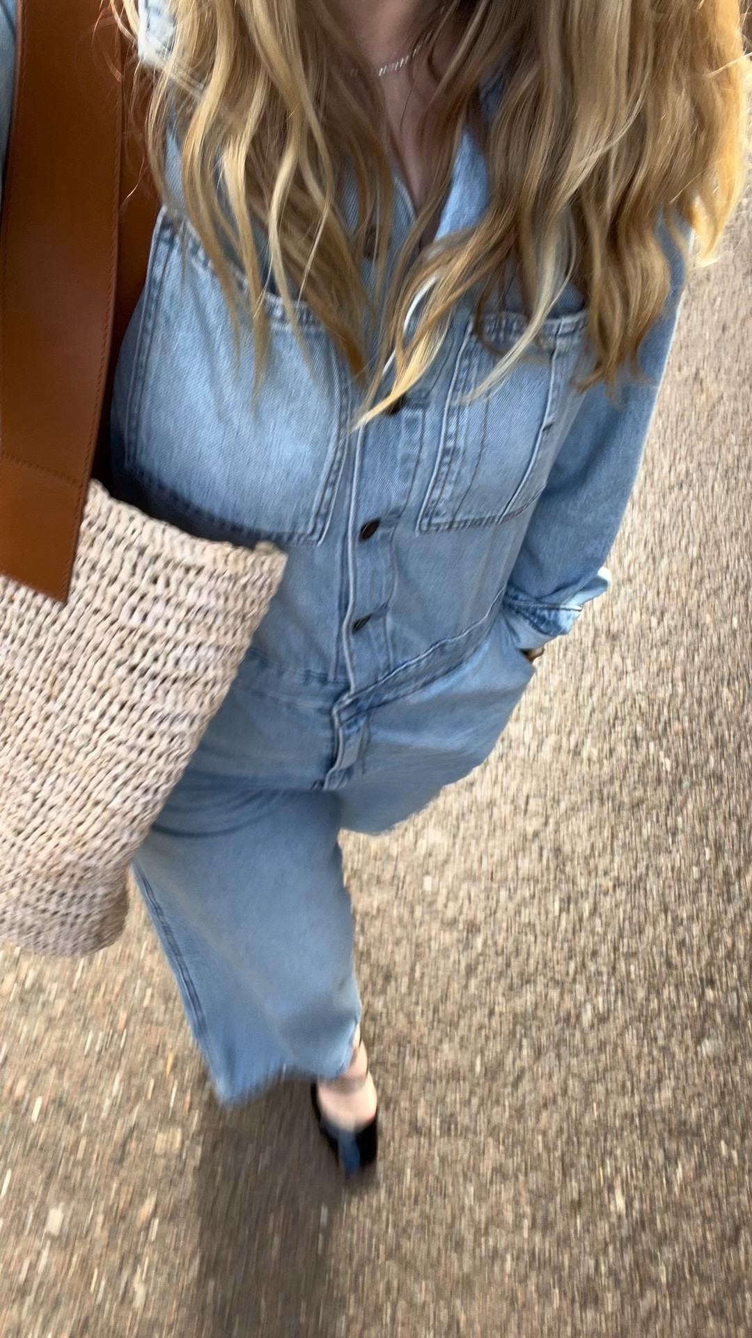 Anthropologie, Spring Style, New in Season, Outfit Inspiration, Denim Jumpsuit, Mary Jane Heels, Raffia Tote Bag 

#LTKeurope #LTKstyletip #LTKSeasonal