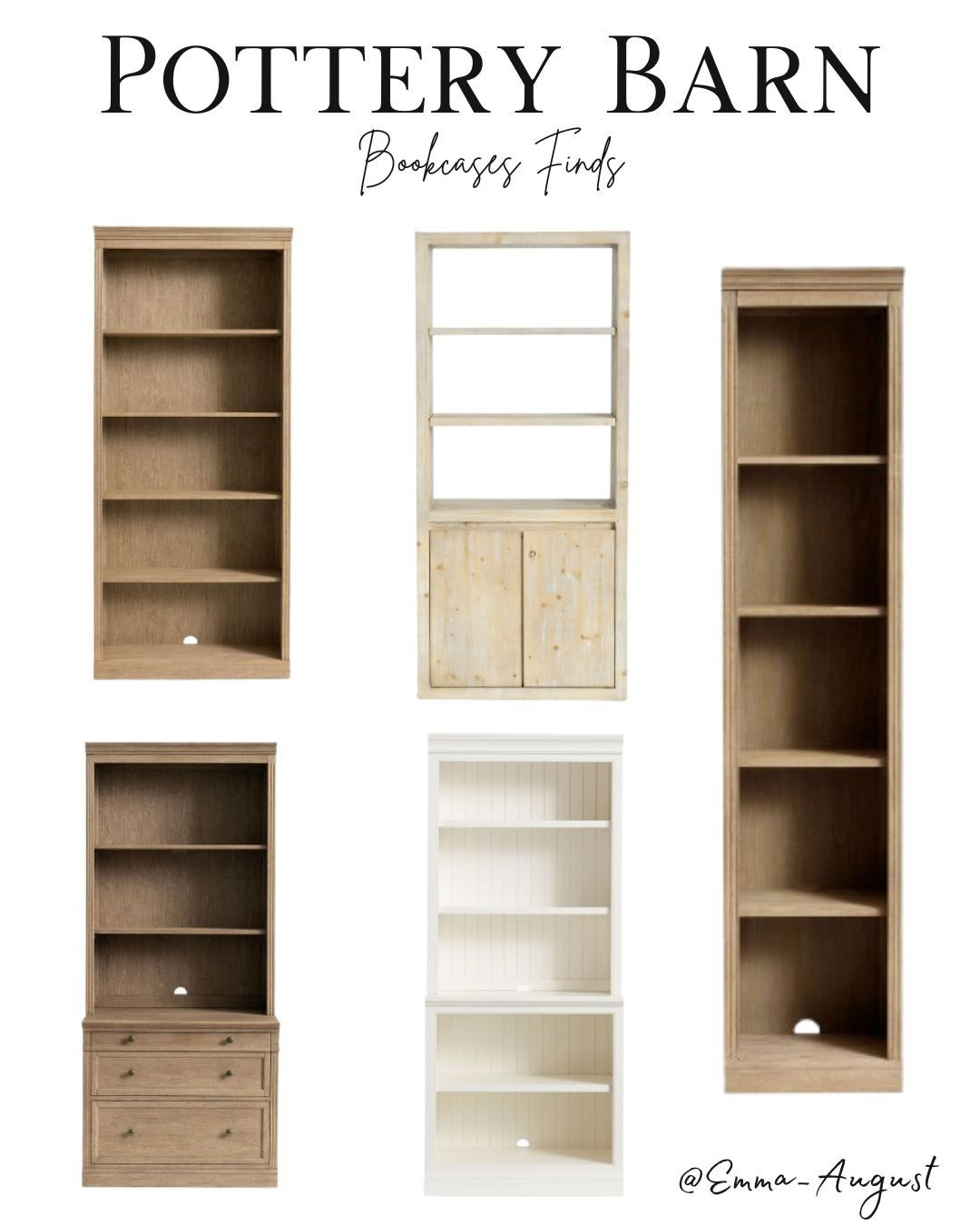 Transform your space with these stunning Pottery Barn bookcase finds! Perfect for organizing books, showcasing decor, and elevating your home aesthetic. Which one is your favorite #PotteryBarnStyle #HomeDecorGoals

#LTKSaleAlert #LTKHome #LTKU