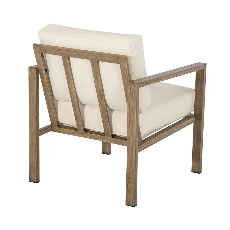 Mainstays Dashwood 4-Piece Outdoor Patio Conversation Set, Cream | Walmart (US)