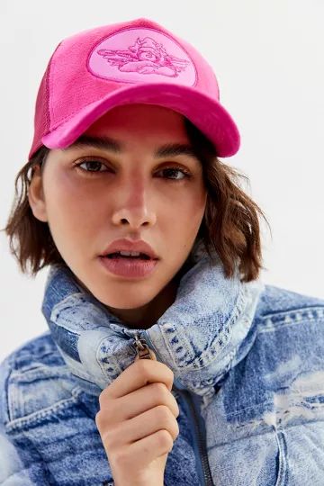 Boys Lie Velvet Trucker Hat | Urban Outfitters (US and RoW)