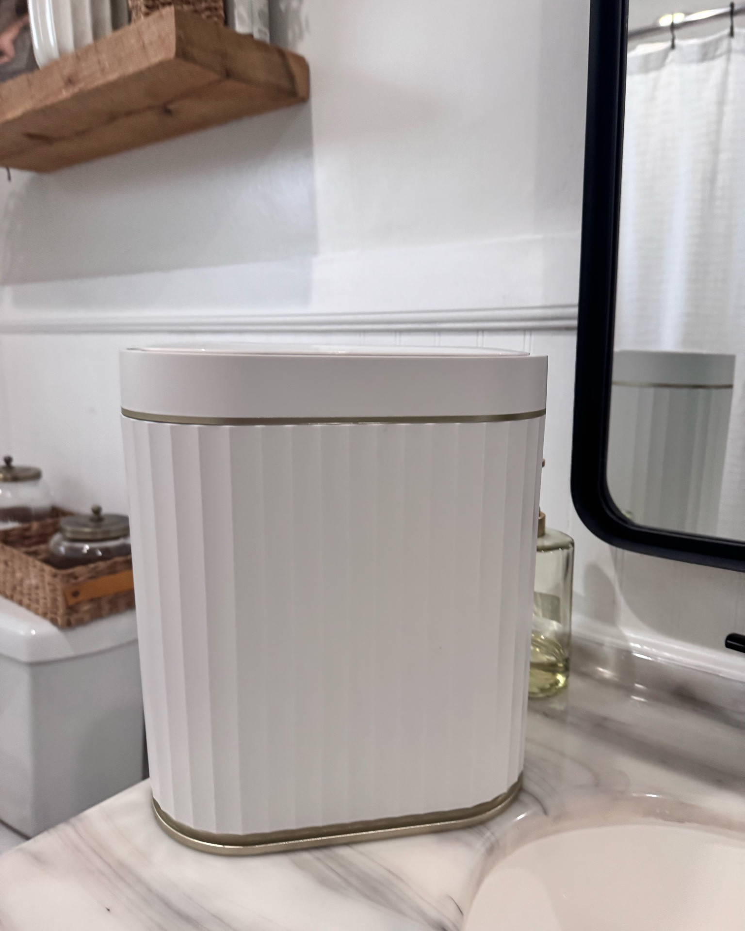 This sensor activated, self closing bathroom waste can is EVERYTHING!

#LTKdayinmylife #LTKSeasonal #LTKHome