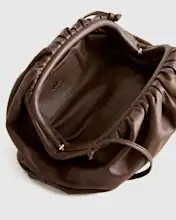Italian Leather Pouch Crossbody Clutch | Quince