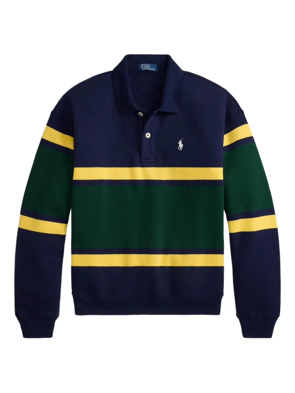 Polo Ralph Lauren Striped Polo Top | Blue | FARFETCH | Farfetch Global