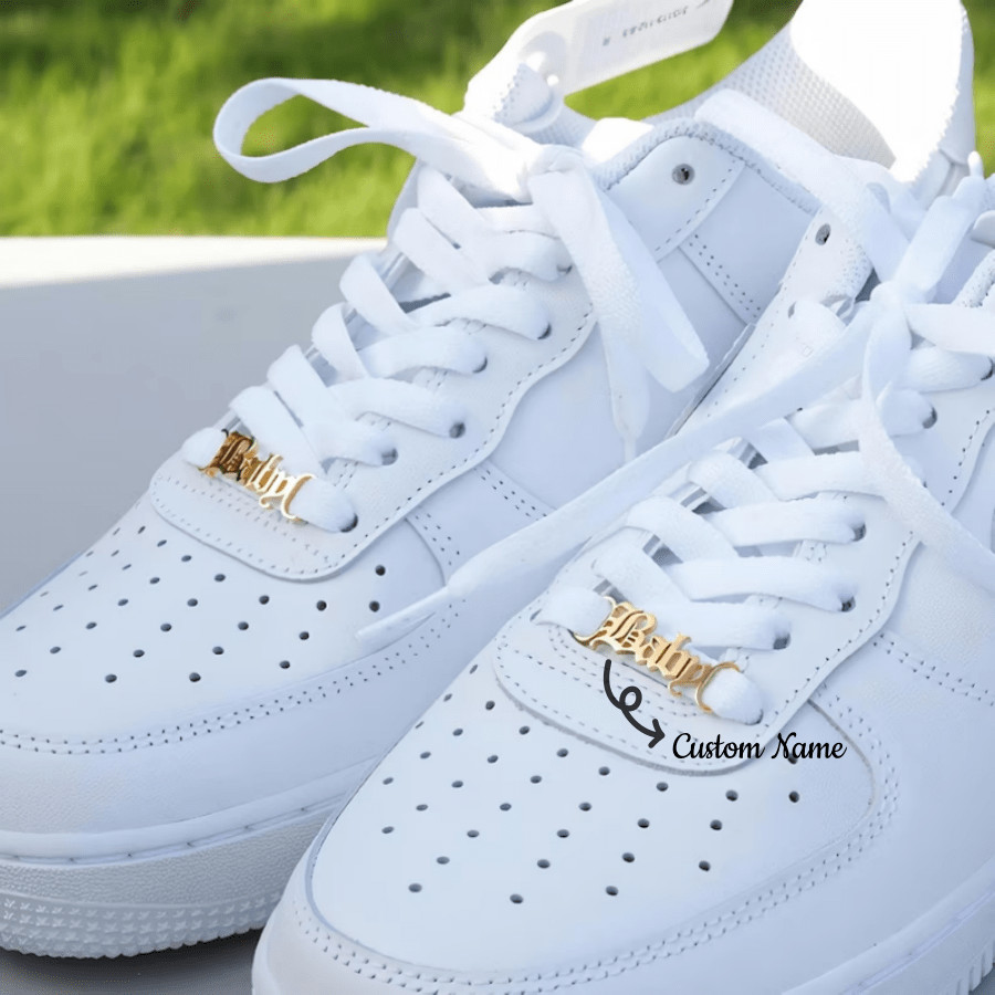 Personalized Name Shoelace Buckles, Stainless Steel Shoes Tag With Name, Custom Name Shoelace Cli... | SHEIN