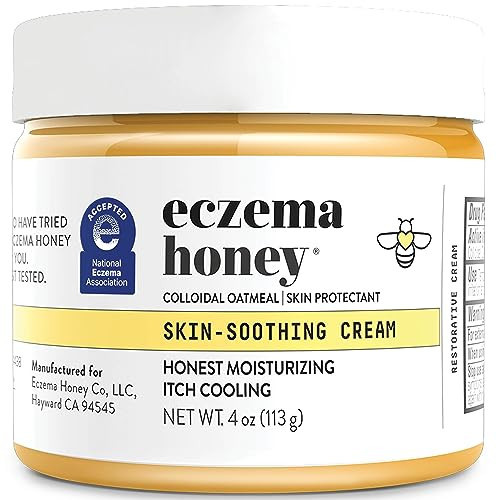 ECZEMA HONEY Original Skin-Soothing Cream - Organic Hand & Body Eczema Relief - Natural Honey Lotion for Dry, Itchy, & Irritable Skin (4 Oz) | Amazon (US)