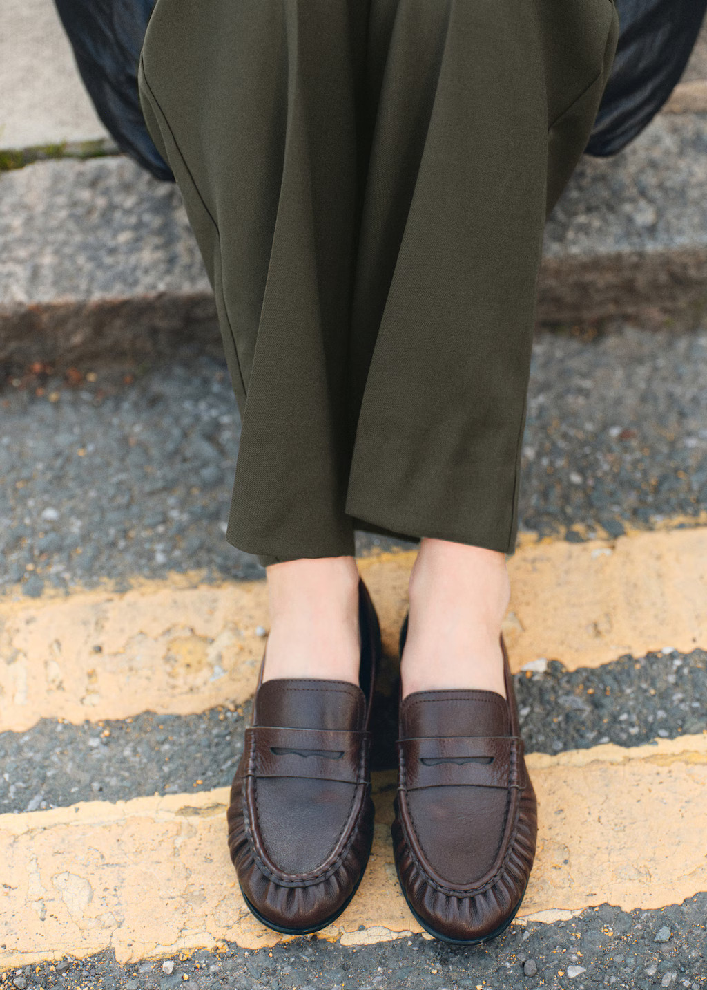 Leather penny loafers | Mango (US/MX/AU)