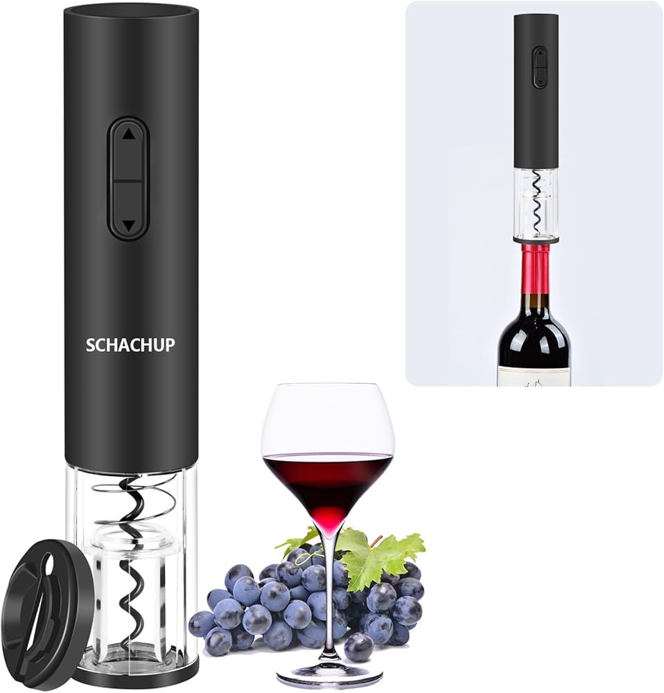 Electric Wine Opener, Wine Bottle Openers, Automatic corkscrew wine opener with Foil Cutter, Cool... | Amazon (US)