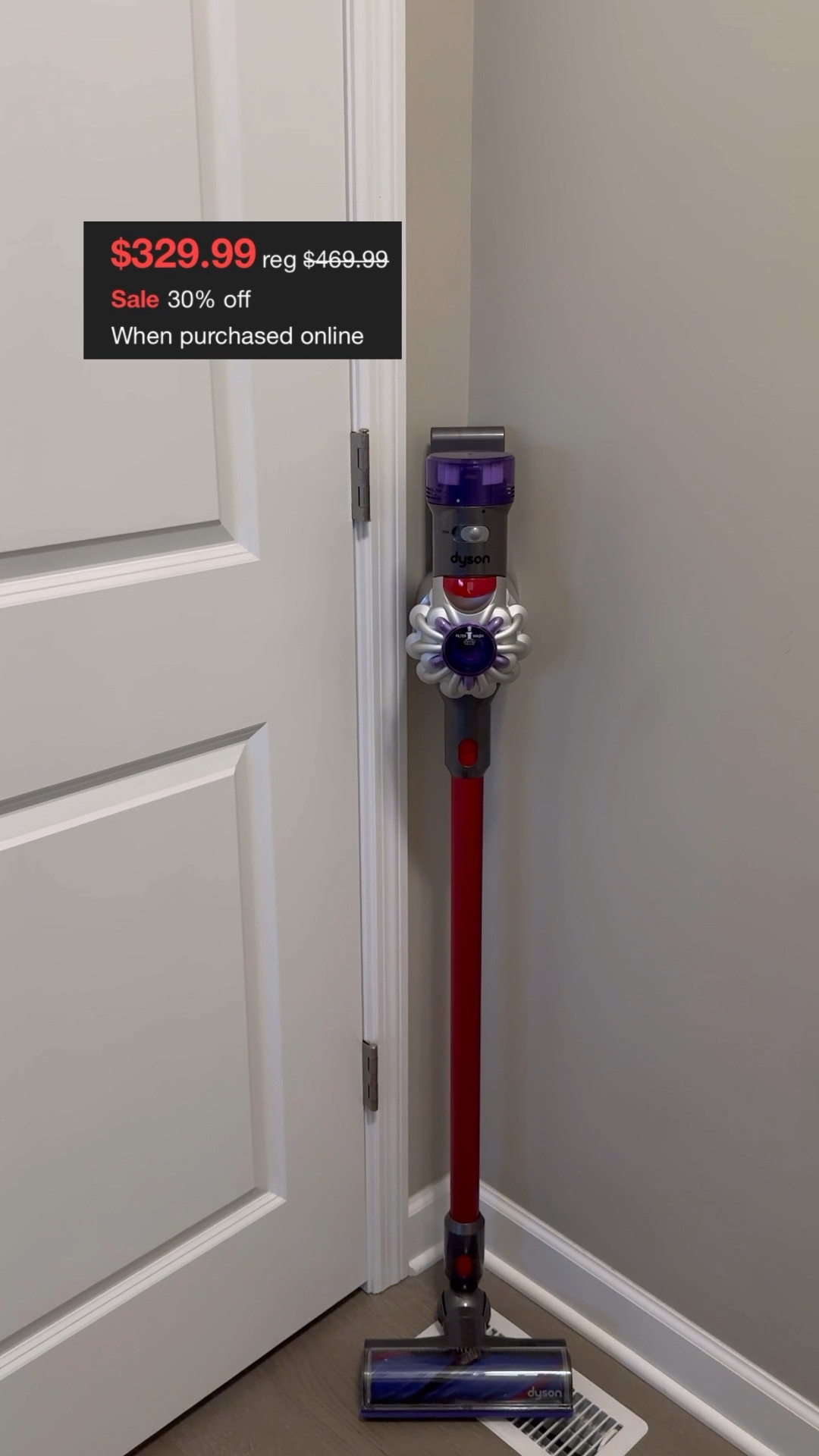 Dyson vacuum 30% off + free ship for early Black Friday cyber week sale!! 

#LTKCyberWeek #LTKWatchNow #LTKHome