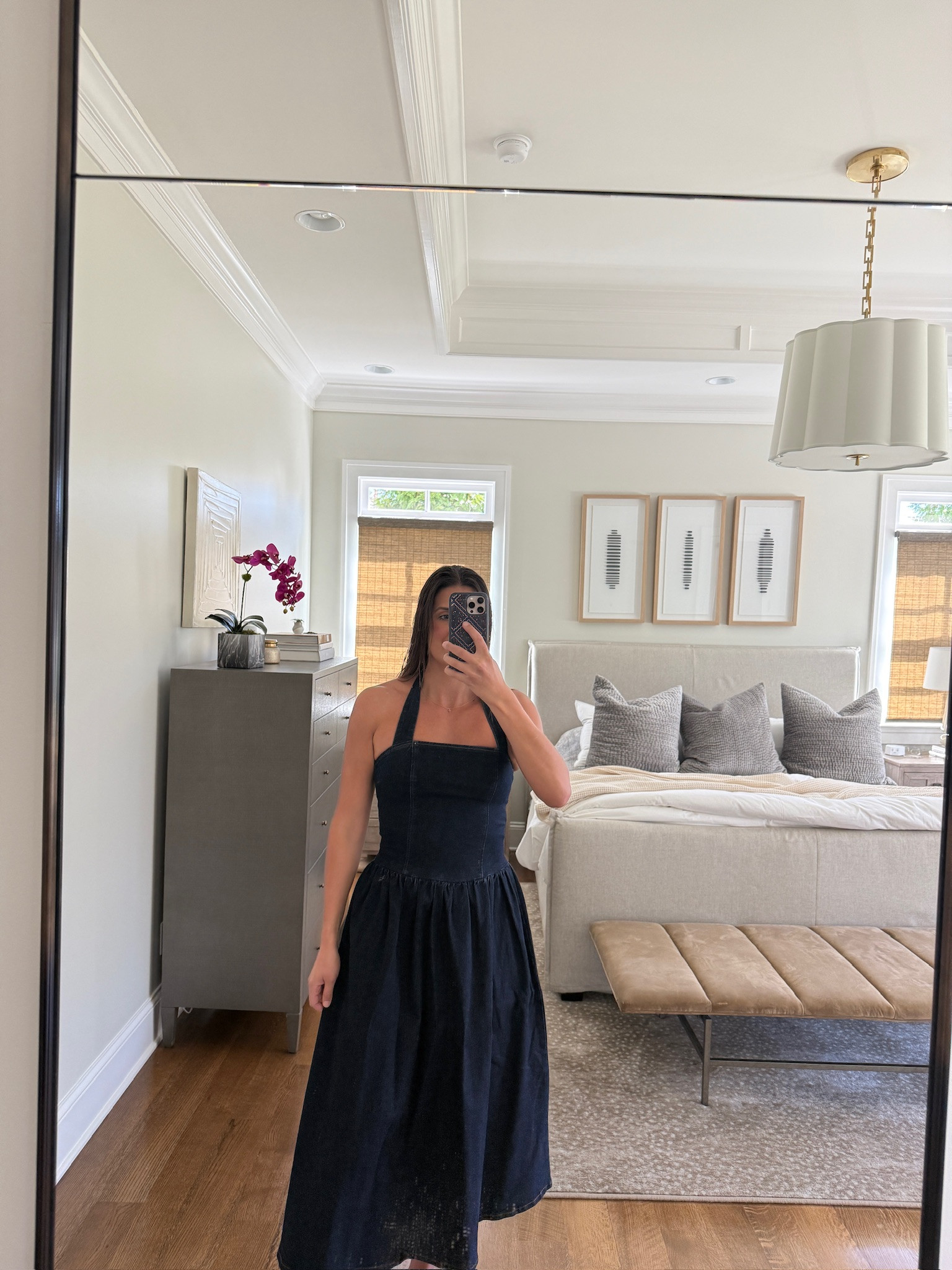 I love a halter 💙

TTS: M

Meshki, meshki dress, size medium, medium dress, meshki size medium, denim dress, denim midi dress, midi dress inspo, Grace white 

#LTKootd #LTKgrwm #LTKOver40