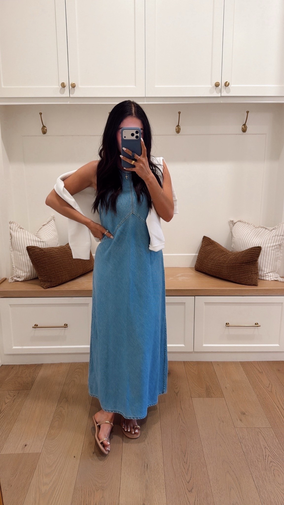 Wearing a small!

#LTKSeasonal #LTKootd #LTKPetite