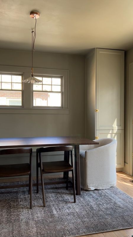 Updated dining room light fixture - pleated ceramic pendant light #etsy #pendantlight #lightfixture 

#LTKhome #LTKFind