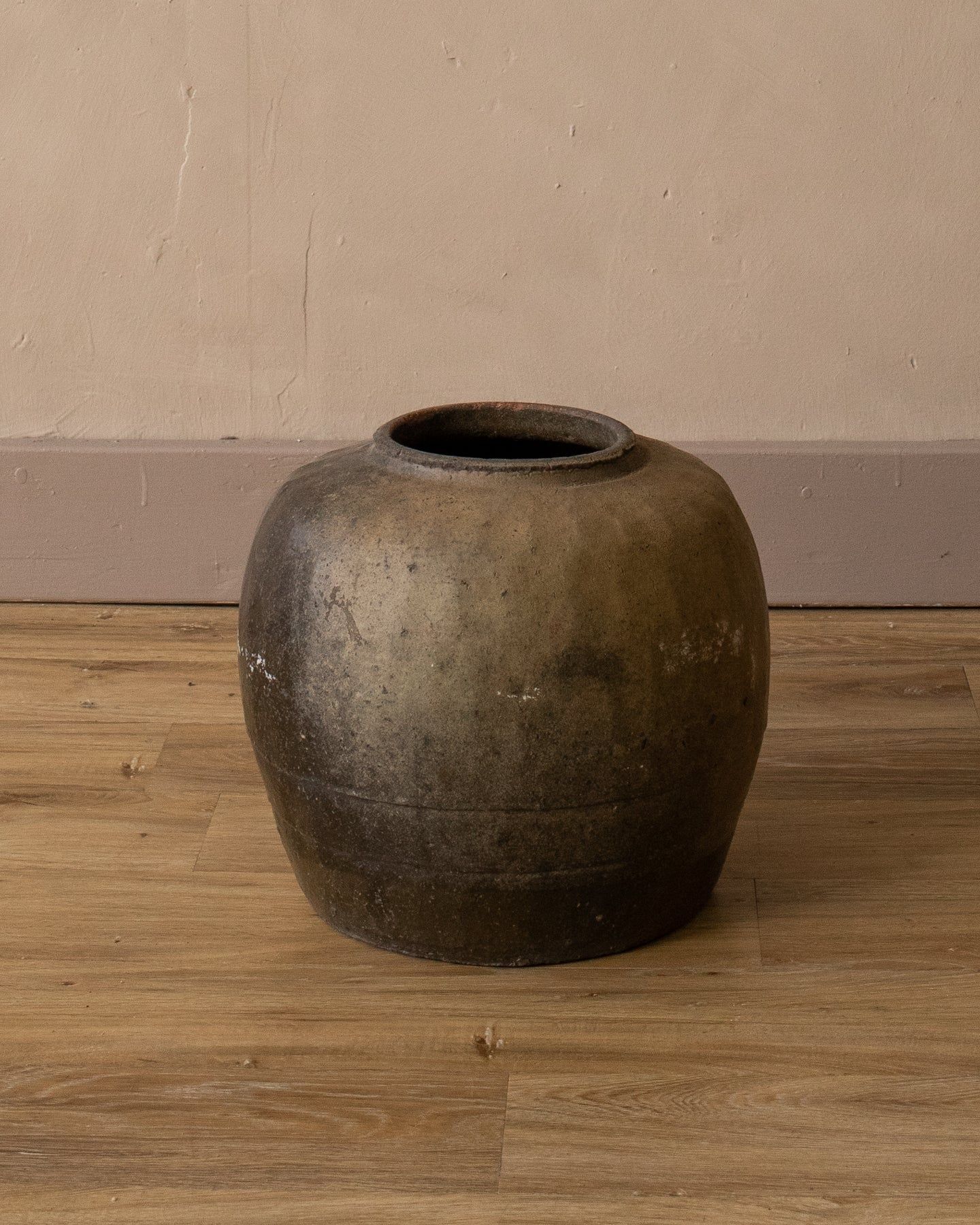 Oversized Vintage Clay Vase II | The Vintage Rug Shop