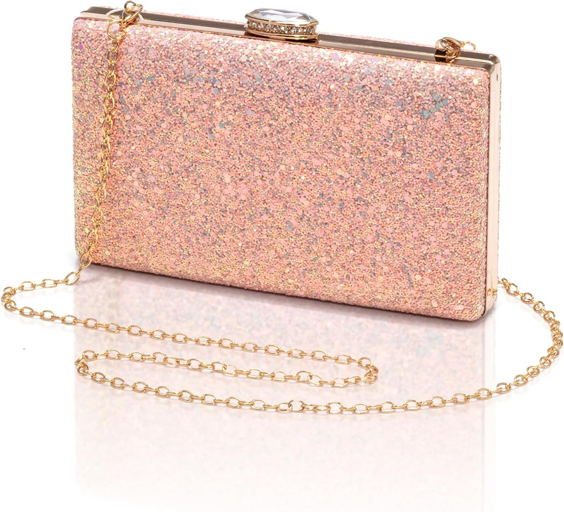 CARIEDO Women's Sparkling Clutch Purse Elegant Glitter Evening Bags Bling Evening Handbag for Dan... | Amazon (US)