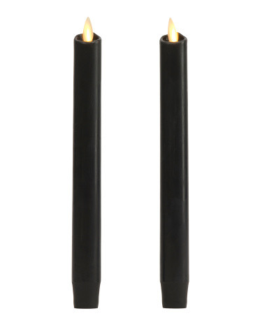 2pk Indoor Outdoor Scalloped Tapered Candles | TJ Maxx