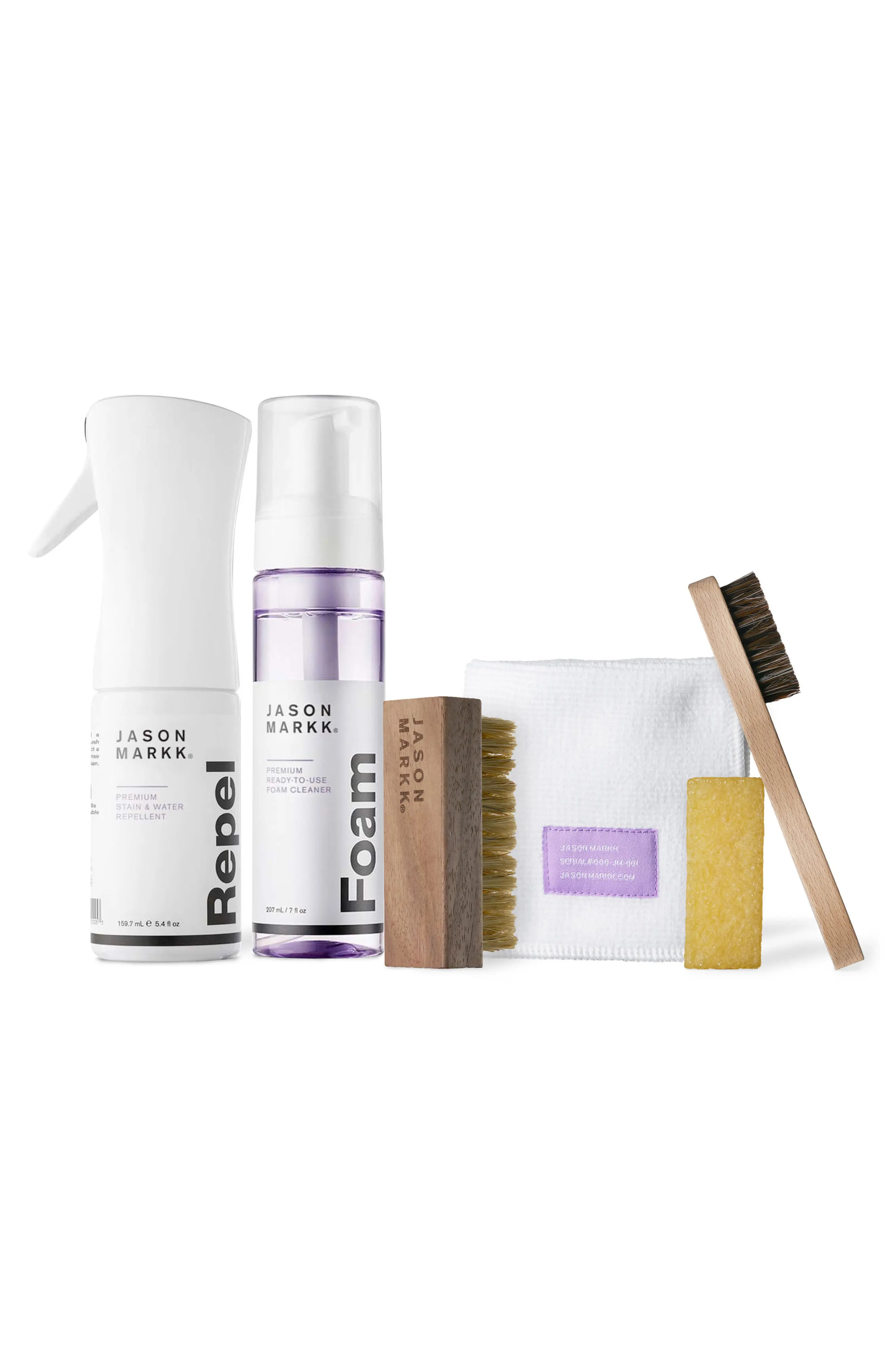 Jason Markk 6-Piece Premium Footwear Care Kit in Purple at Nordstrom | Nordstrom