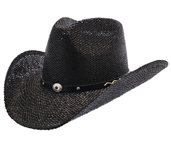 Onyx - Stetson Twisted Paper Straw Hat | Fashionable Inc