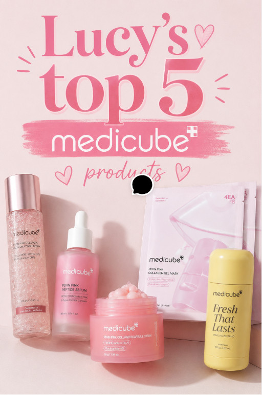 We LOVE Medicube in our household!! Lucy has been using Medicube for a while now and these are her top 5 products!!  

 