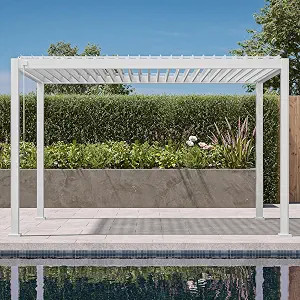 Mirador 111S Round Louvered Pergola Gazebo, 10Ft x 13Ft, Full Aluminum Frame, Adjustable Roof, Ou... | Amazon (US)