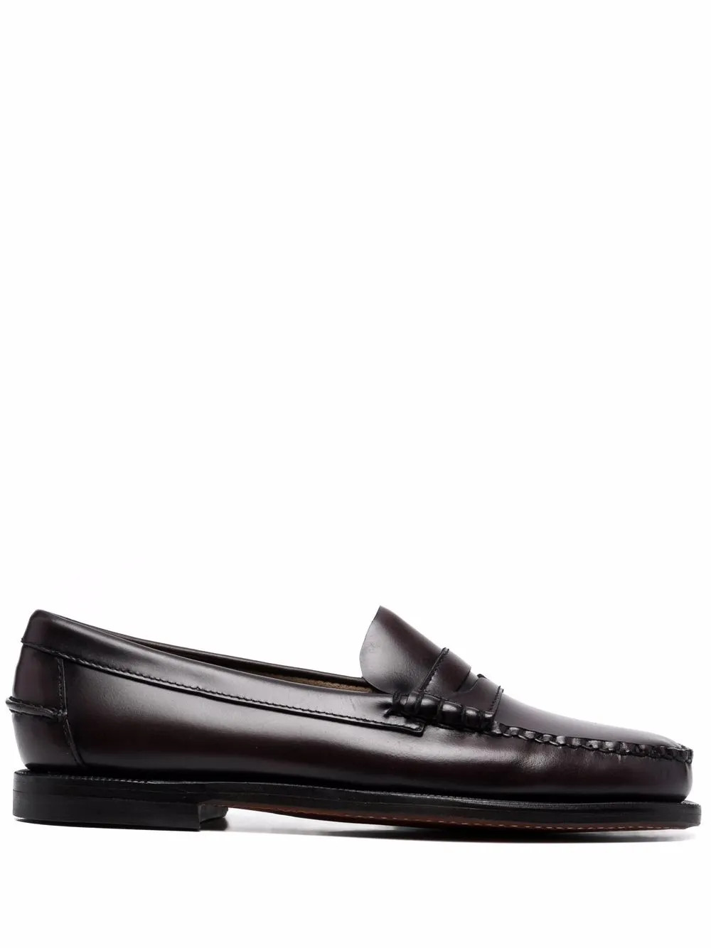 Sebago almond-toe slip-on Loafers - Farfetch | Farfetch Global